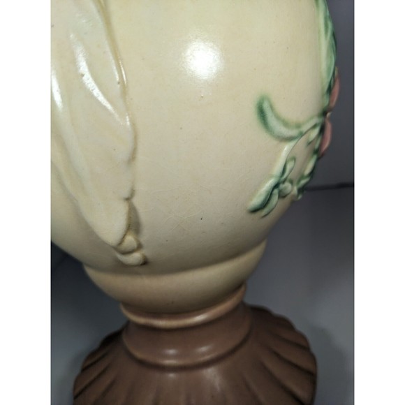 Vintage Hull Art USA Pottery Wildflower W-14 10 1/2" Vase Yellow Pink Green - Picture 3 of 15